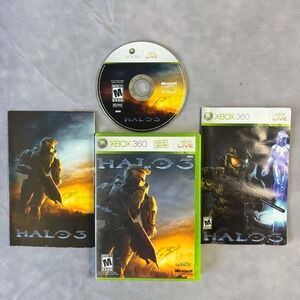 Microsoft Halo 3 Xbox 360 Game NTSC Standard Edition Green Original Case Manual